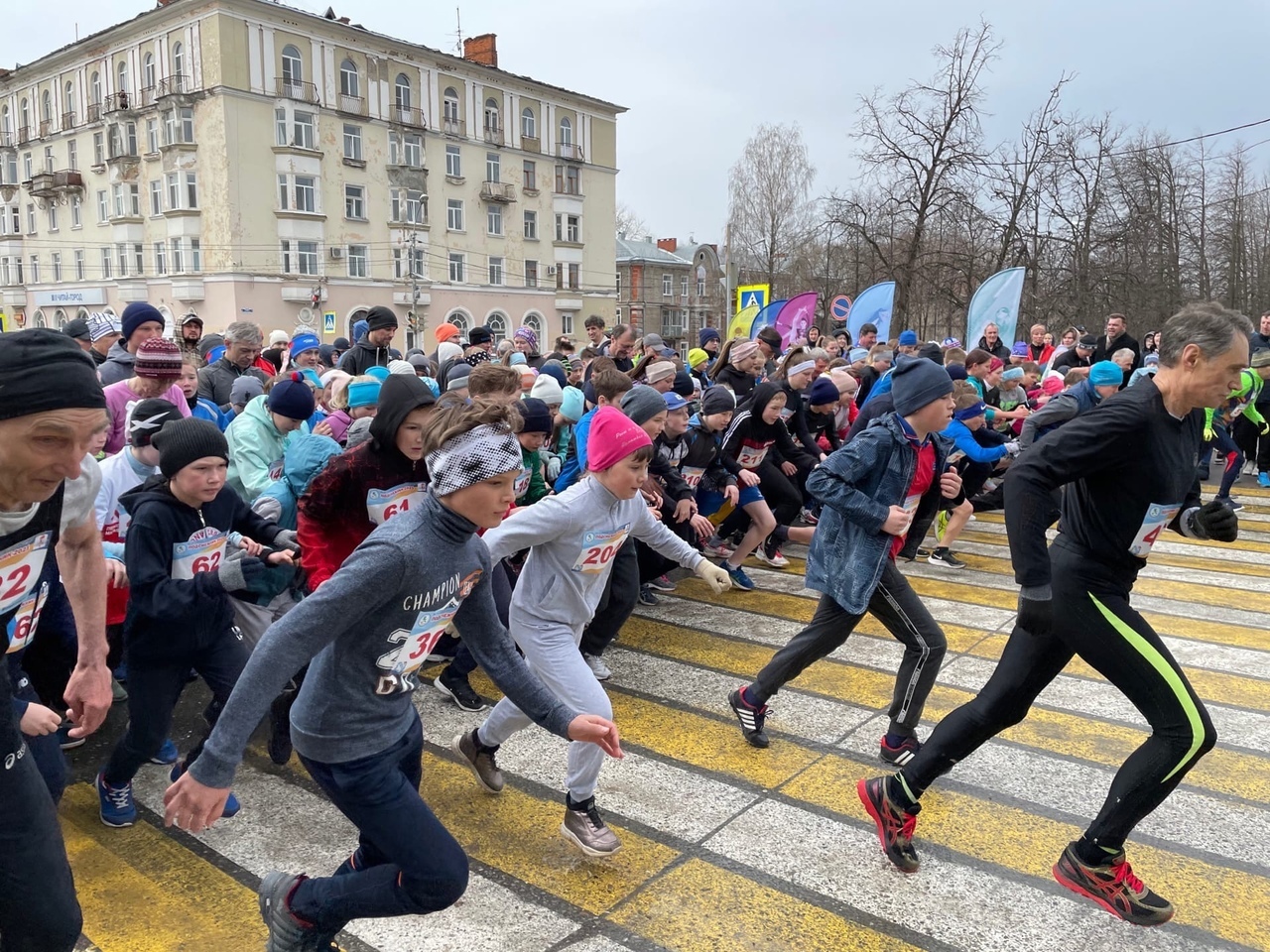 25 апреля 2021 г. в г. Березники прошел Традиционный легкоатлетический пробег «Подснежник».